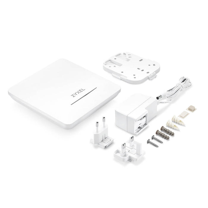 Zyxel NWA50BE, 2.4 GHz, 5 GHz, 4324 Mbit/s, WPA, WPA2, WPA3, 1000,2500 Mbit/s