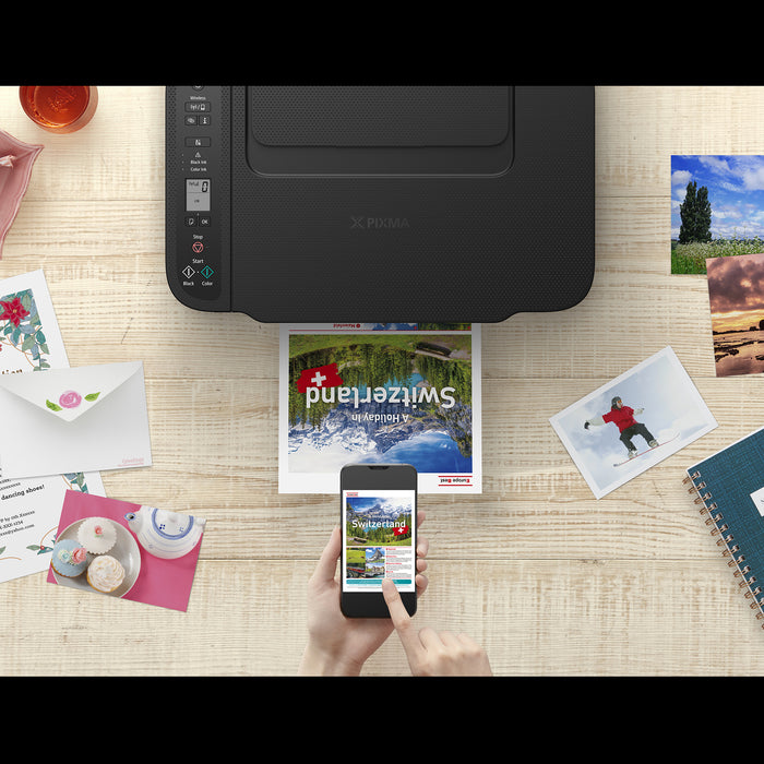 Canon PIXMA TS3750i Printer, Inkjet, Colour printing, 4800 x 1200 DPI, A4, Direct printing, Black