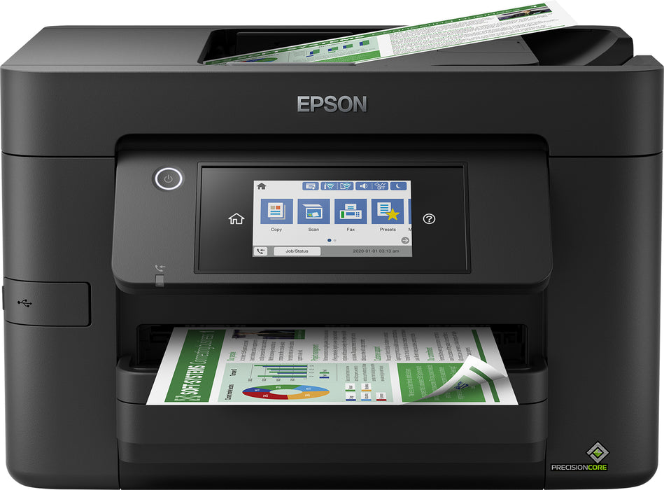 Epson WorkForce Pro WF-4820DWF Printer, Inkjet, Colour printing, 4800 x 2400 DPI, A4, Direct printing, Black