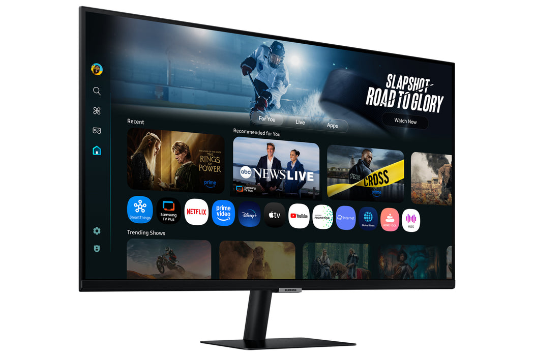 Samsung 32" Smart Monitor M70F UHD, 81.3 cm (32"), 3840 x 2160 pixels, 4K Ultra HD, LED, 4 ms, Black