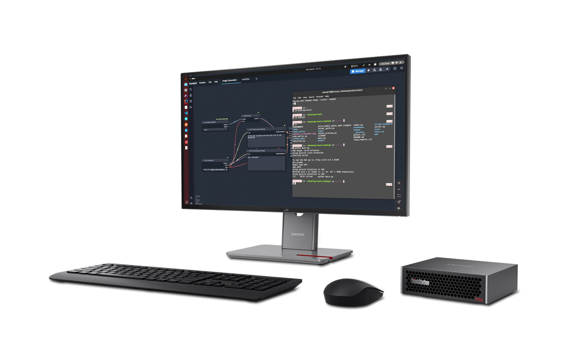 Lenovo ThinkStation PGX, GB10, 128 GB, LPDDR5x-SDRAM, 1 TB, SSD, DGX OS