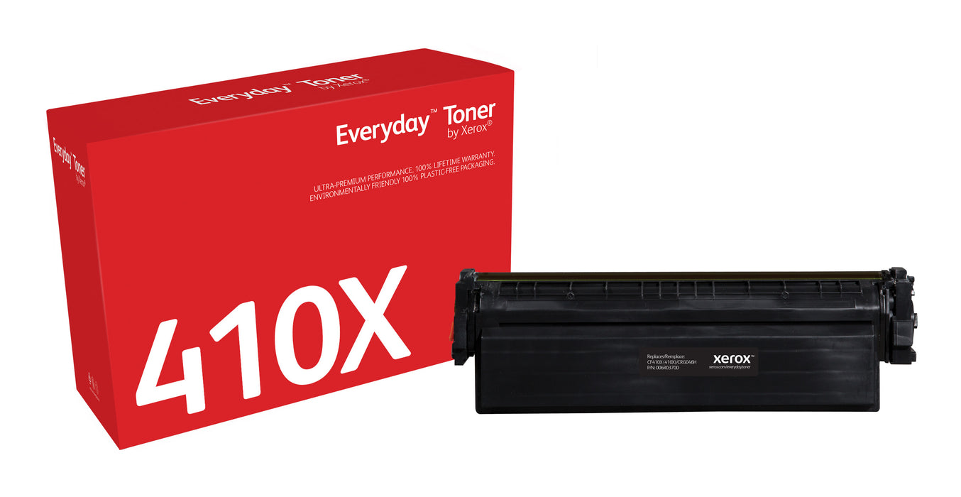 Everyday™ Black Toner by compatible with HP 410X (CF410X), High capacity, 6500 pages, Black, 1 pc(s)