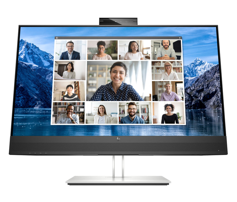 HP E-Series E27m G4 QHD USB-C Conferencing Monitor, 68.6 cm (27"), 2560 x 1440 pixels, Quad HD, LCD, 5 ms, Black