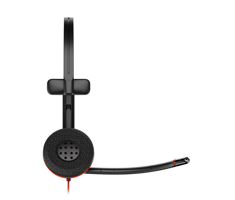 HP Poly Blackwire 3210 Monaural USB-C Headset +USB-C/A Adapter, Wired, Office/Call center, 64 g, Headset, Black