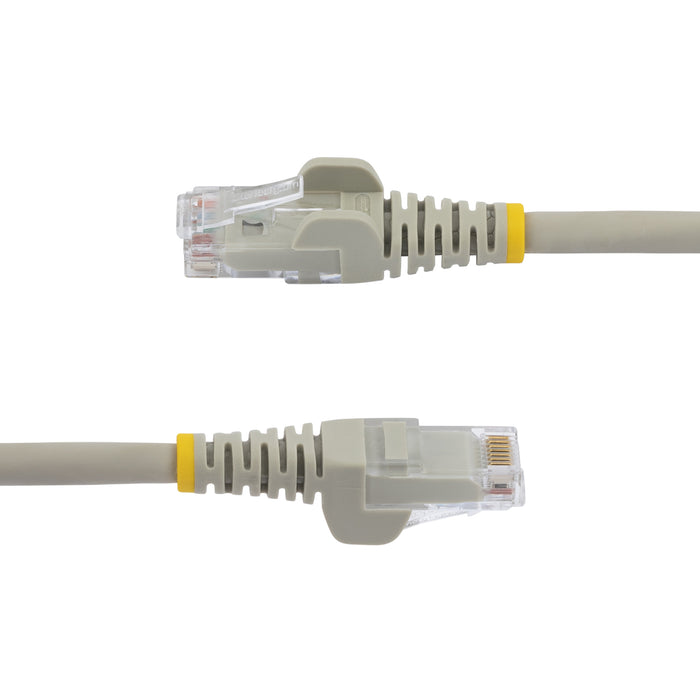 StarTech.com 5m CAT6 Ethernet Cable - LSZH (Low Smoke Zero Halogen) - 10 Gigabit 250Mhz 100W PoE RJ45 10GbE UTP Network Patch Cord Snagless with Strain Relief - Grey, CAT 6, ETL Verified, 24AWG, 5 m, Cat6, U/UTP (UTP), RJ-45, RJ-45, Grey
