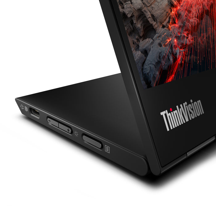 Lenovo ThinkVision M14t Gen 2, 35.6 cm (14"), 2240 x 1400 pixels, 2.2K, LED, 8 ms, Black