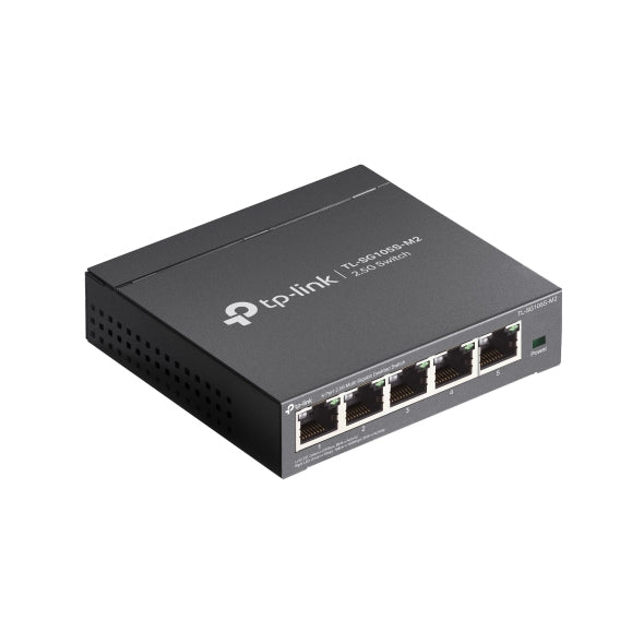 TP-Link TL-SG105S-M2, Managed, 2.5G Ethernet (100/1000/2500), Wall mountable