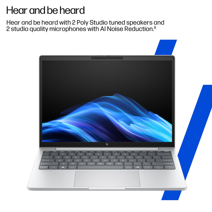 HP EliteBook 8 G1i 14 inch Notebook AI PC Wolf Pro Security Edition, Intel Core Ultra 5, 35.6 cm (14"), 1920 x 1200 pixels, 16 GB, 512 GB, Windows 11 Pro