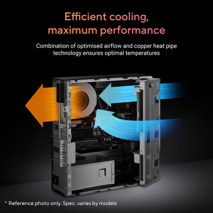 ASUS ExpertCenter PM700SK-0R5330012X, 2 GHz, AMD Ryzen™ AI 5, 330, 16 GB, 512 GB, Windows 11 Pro