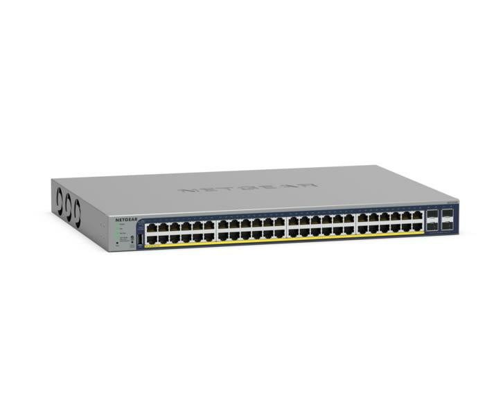 NETGEAR GS728TP, Managed, L2/L3/L4, Gigabit Ethernet (10/100/1000), Power over Ethernet (PoE), Rack mounting