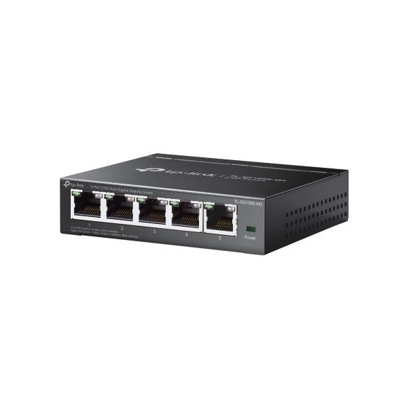TP-Link TL-SG105S-M2, Managed, 2.5G Ethernet (100/1000/2500), Wall mountable