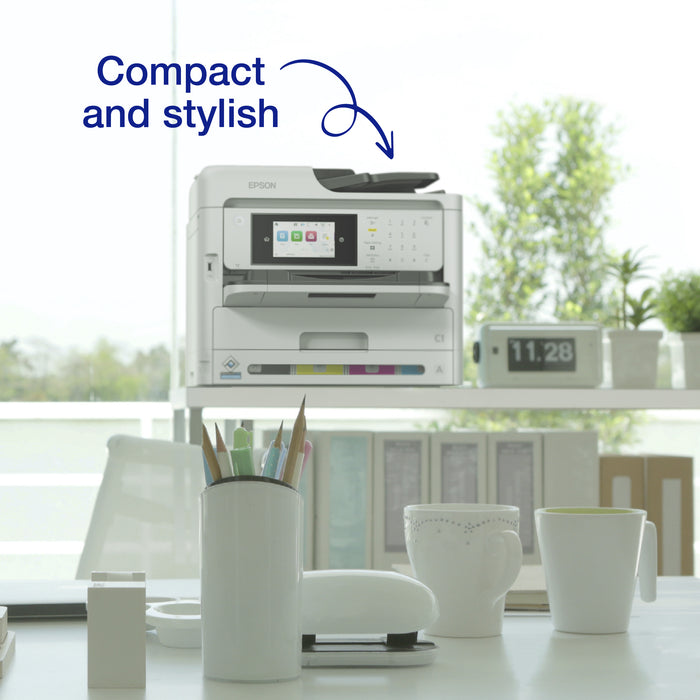 Epson WorkForce Pro WF-C5890DWF Printer, Inkjet, Colour printing, 4800 x 1200 DPI, A4, Direct printing, Black, Grey