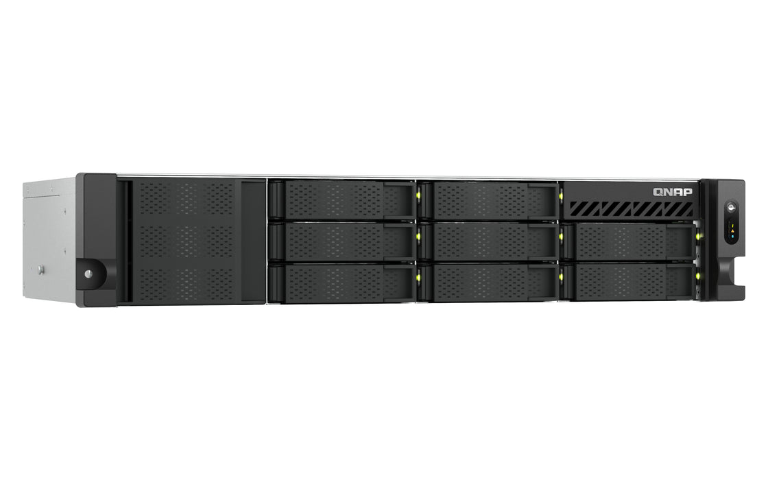 QNAP TS-855EU-8G, NAS, Rack (2U), Intel Atom®, C5125, 8 GB, DDR4