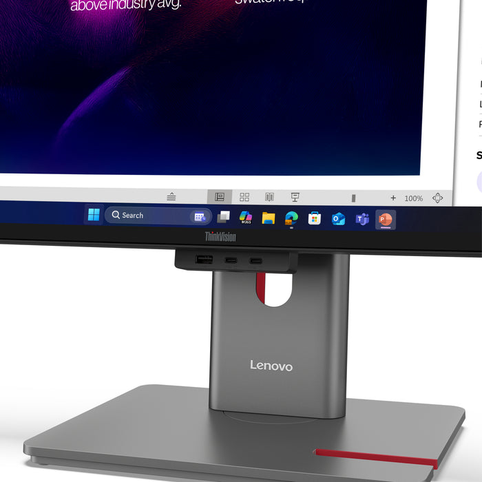 Lenovo ThinkVision P40WD-40 Monitor, 100.8 cm (39.7"), 5120 x 2160 pixels, WUHD, LCD, 6 ms, Black
