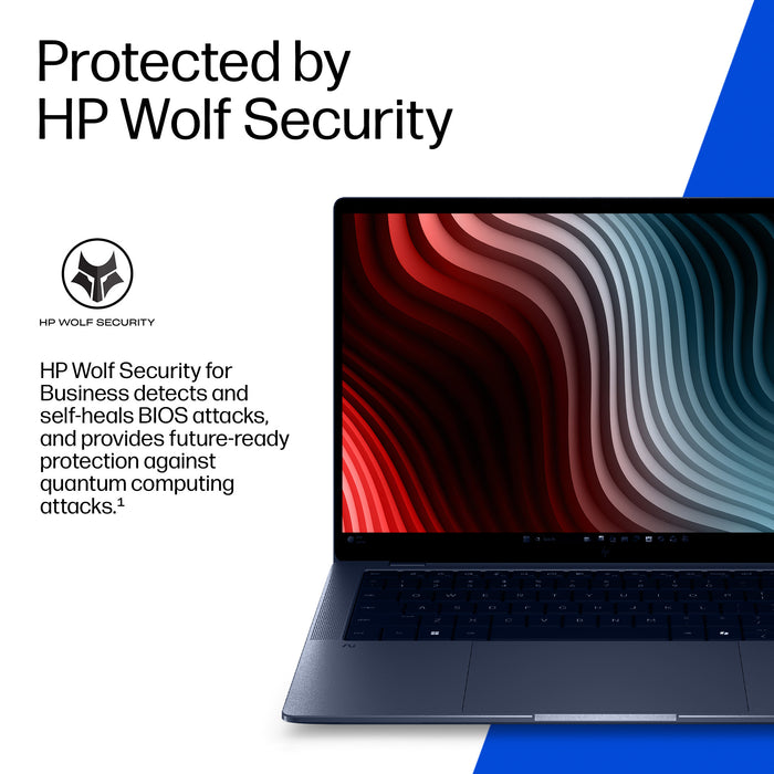 HP EliteBook X G2a 14 inch Notebook Next Gen AI PC Wolf Pro Security Edition, AMD Ryzen AI 7 PRO, 35.6 cm (14"), 2880 x 1800 pixels, 32 GB, 512 GB, Windows 11 Pro