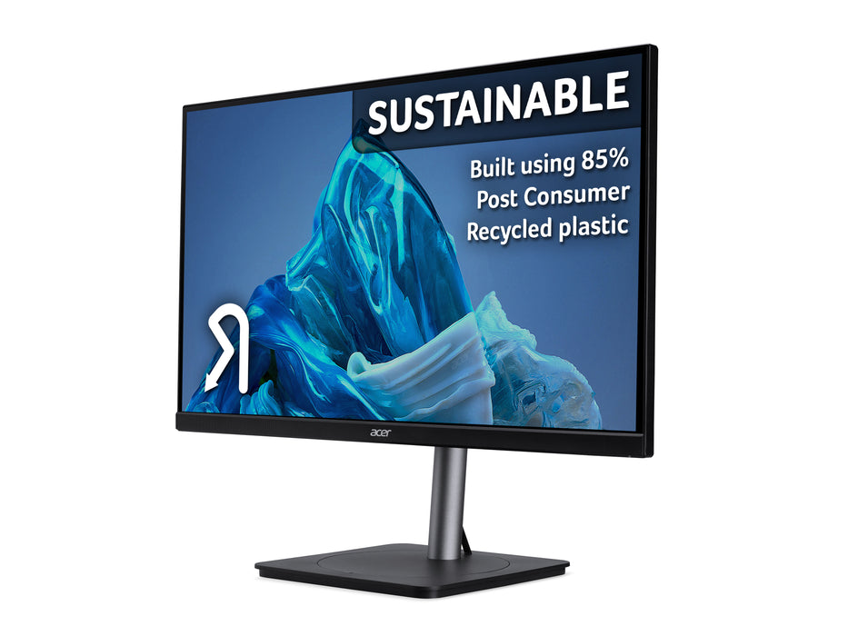 Acer CB3 CB243Y 24" Full HD IPS LCD Monitor, 60.5 cm (23.8"), 1920 x 1080 pixels, Full HD, LCD, 4 ms, Black