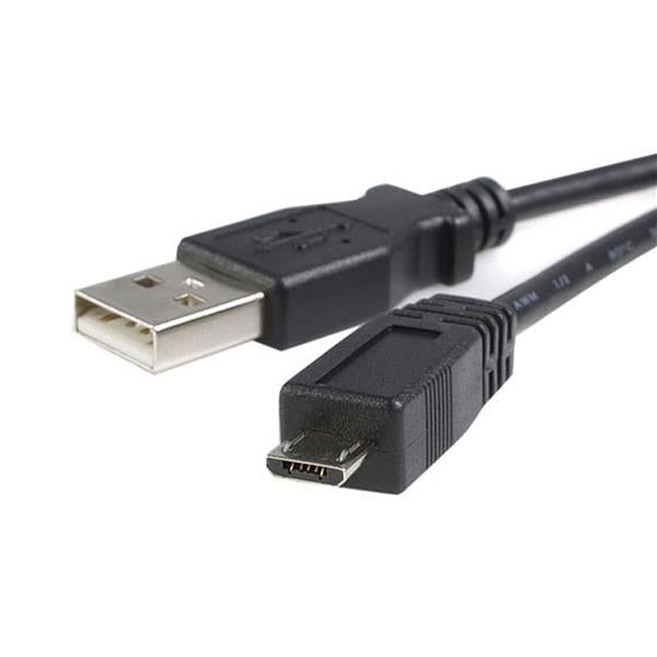 StarTech.com 1m Micro USB Cable - A to Micro B, 1 m, USB A, Micro-USB B, USB 2.0, Male/Male, Black