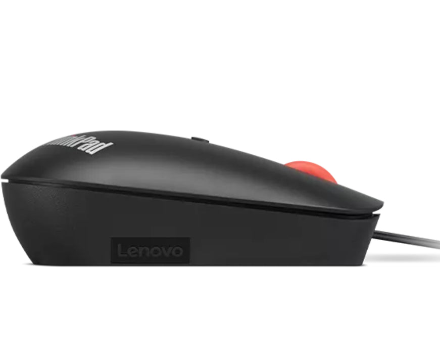 Lenovo 4Y51D20850, Ambidextrous, Optical, USB Type-C, 2400 DPI, Black