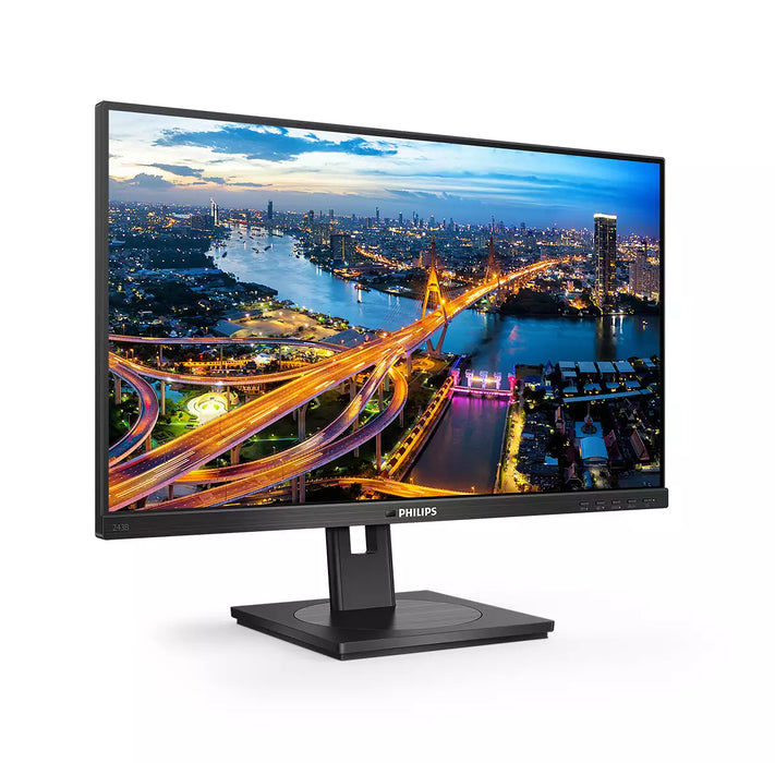Philips B Line 243B1/00, 60.5 cm (23.8"), 1920 x 1080 pixels, Full HD, LED, 4 ms, Black