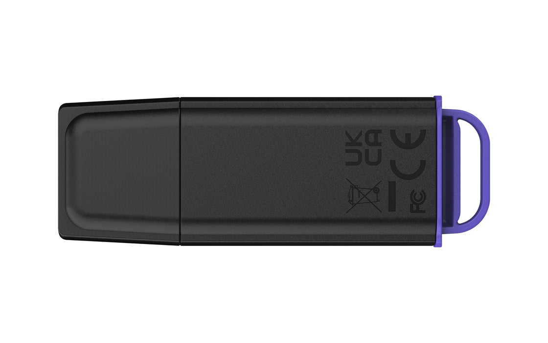 Kingston Technology DataTraveler 512GB Portable USB 3.2 Gen 1 Exodia Black/Purple, 512 GB, USB Type-A, 3.2 Gen 1 (3.1 Gen 1), Cap, 9.36 g, Black, Violet