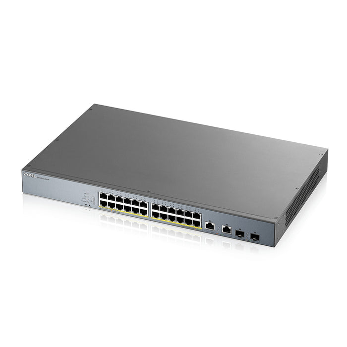 Zyxel GS1350-26HP, Managed, L2, Gigabit Ethernet (10/100/1000), Power over Ethernet (PoE), Rack mounting