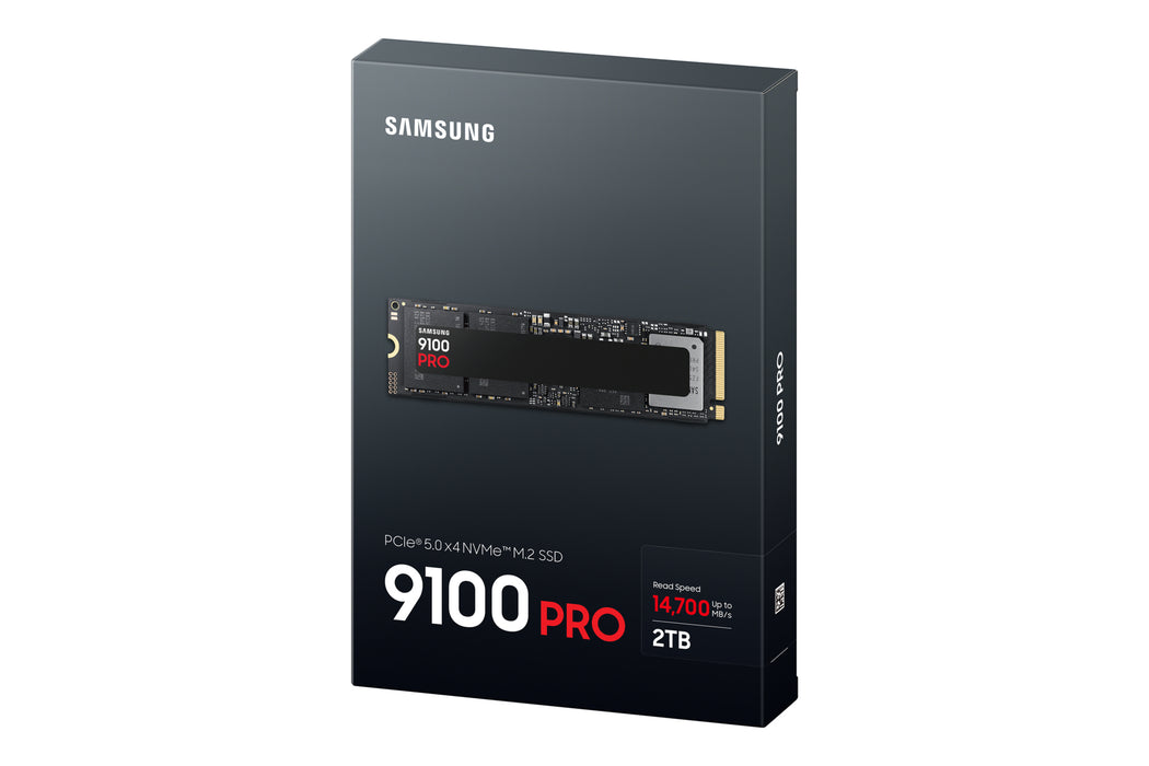 Samsung 9100 PRO PCIe® 5.0 NVMe™ M.2 SSD - 2 TB, 2 TB, M.2, 14700 MB/s