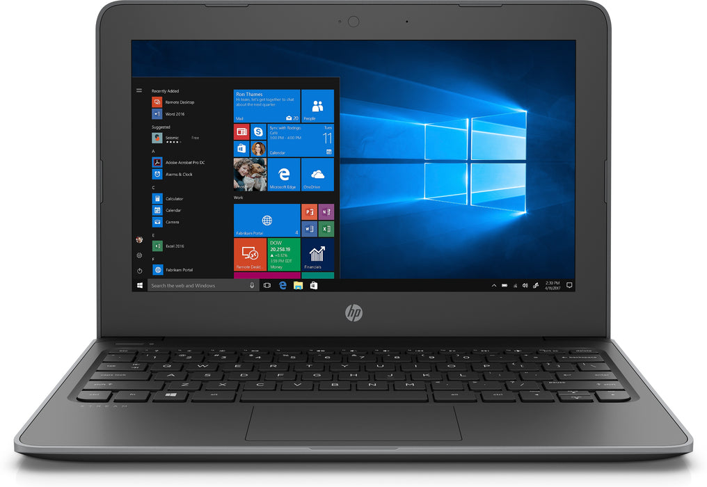 HP Stream 11 Pro G5, Intel® Celeron®, 1.1 GHz, 29.5 cm (11.6"), 1366 x 768 pixels, 4 GB, 64 GB