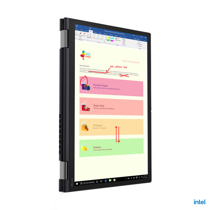Lenovo ThinkPad X13 Yoga, Intel® Core™ i7, 33.8 cm (13.3"), 2560 x 1600 pixels, 16 GB, 512 GB, Windows 10 Pro