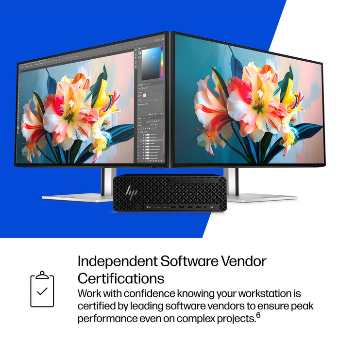 HP Z2 G1i, Intel Core Ultra 7, 265, 32 GB, DDR5-SDRAM, 1 TB, Windows 11 Pro