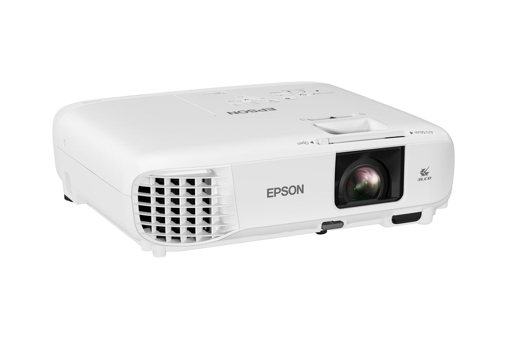 Epson EB-W49, 3800 ANSI lumens, 3LCD, WXGA (1280x800), 16000:1, 16:10, 838.2 - 8128 mm (33 - 320")