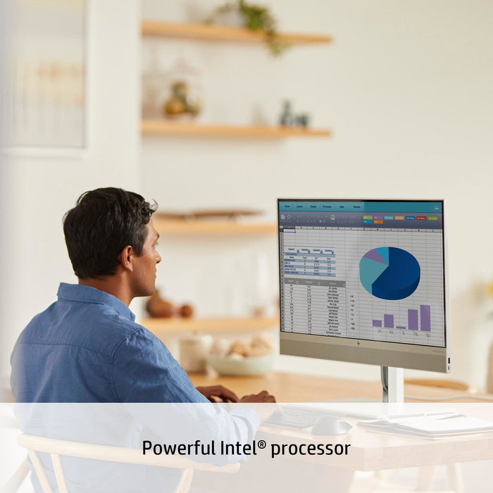 HP EliteOne 800 G8 27, 68.6 cm (27"), Quad HD, Intel® Core™ i5, 8 GB, 256 GB, Windows 10 Pro