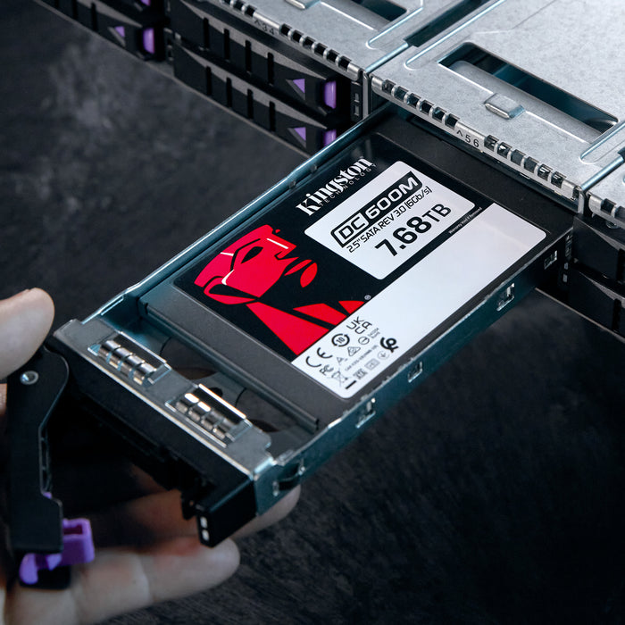 Kingston Technology 7680G DC600M (Mixed-Use) 2.5” Enterprise SATA SSD, 7.68 TB, 2.5", 560 MB/s, 6 Gbit/s