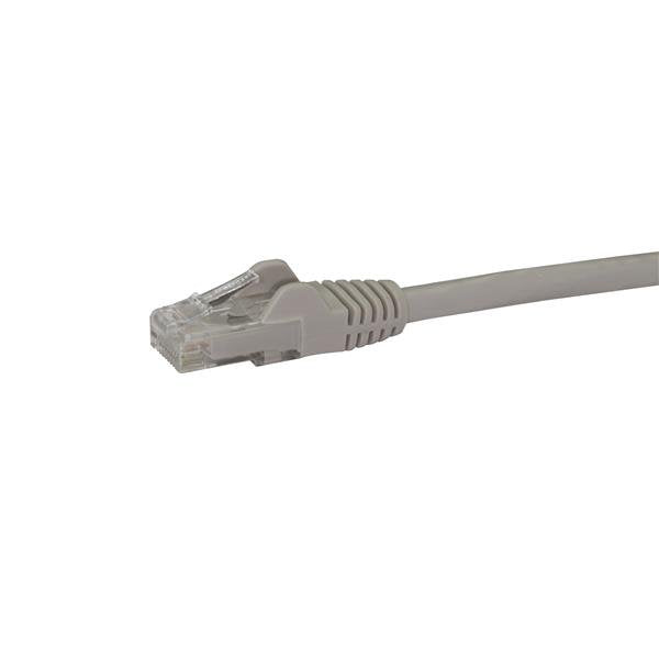 StarTech.com 1m CAT6 Ethernet Cable - Grey CAT 6 Gigabit Ethernet Wire -250MHz 100W PoE RJ45 UTP Network/Patch Cord Snagless w/Strain Relief Individually Tested, 1 m, Cat6, U/UTP (UTP), RJ-45, RJ-45, Grey