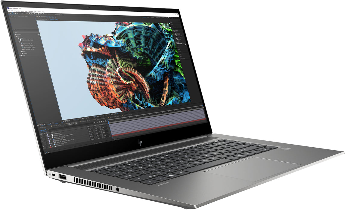 HP ZBook Studio 15.6 G8, Intel® Core™ i7, 39.6 cm (15.6"), 1920 x 1080 pixels, 16 GB, 512 GB, Windows 10 Pro