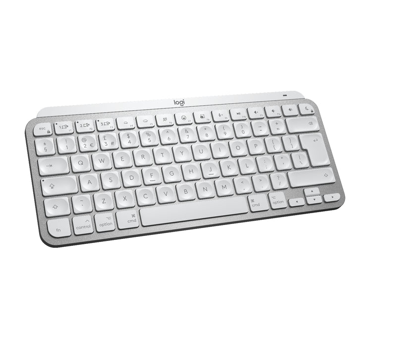 Logitech MX Keys Mini For Mac Minimalist Wireless Illuminated Keyboard, Wireless, Bluetooth, Scissor key switch, QWERTY, LED, Grey