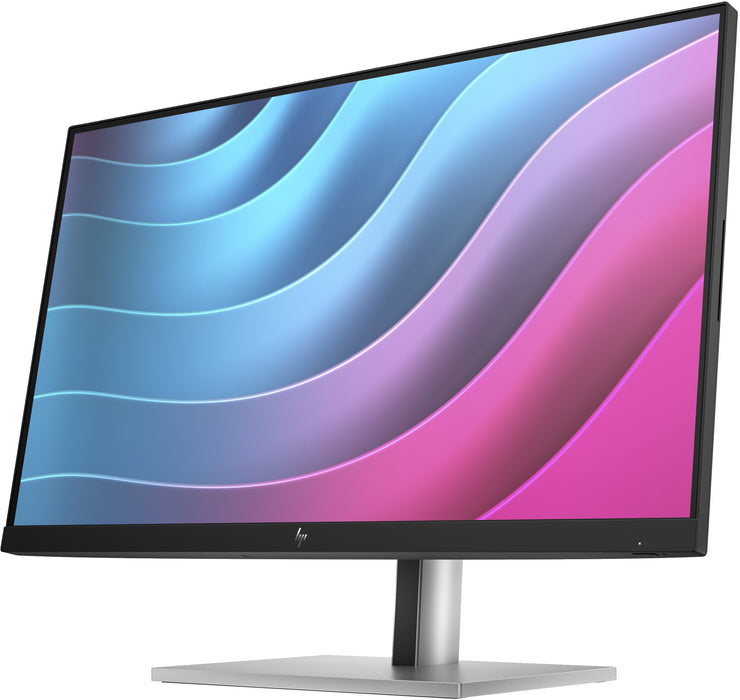 HP E-Series E24 G5 FHD Monitor, 60.5 cm (23.8"), 1920 x 1080 pixels, Full HD, LCD, 5 ms, Silver, Black