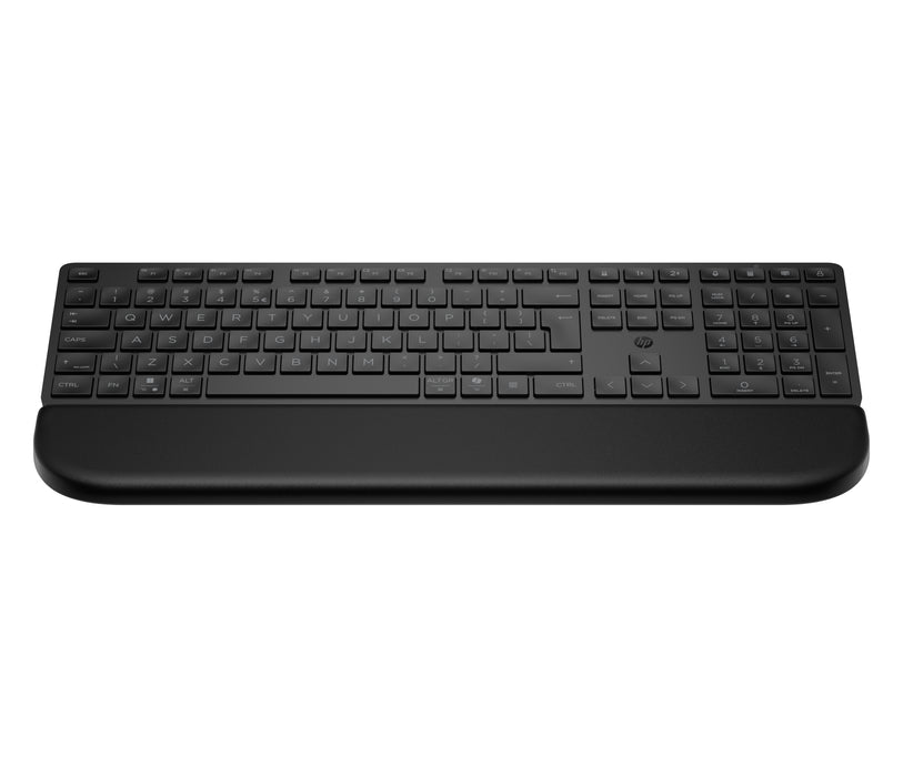 HP Multi-Device Dual-Mode Keyboard with Palm Rest 585K, Black