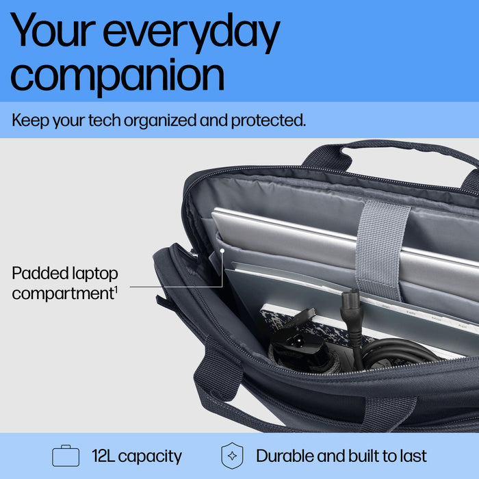 HP Everyday 16-inch Laptop Briefcase, Briefcase, 40.9 cm (16.1"), Shoulder strap, 490 g