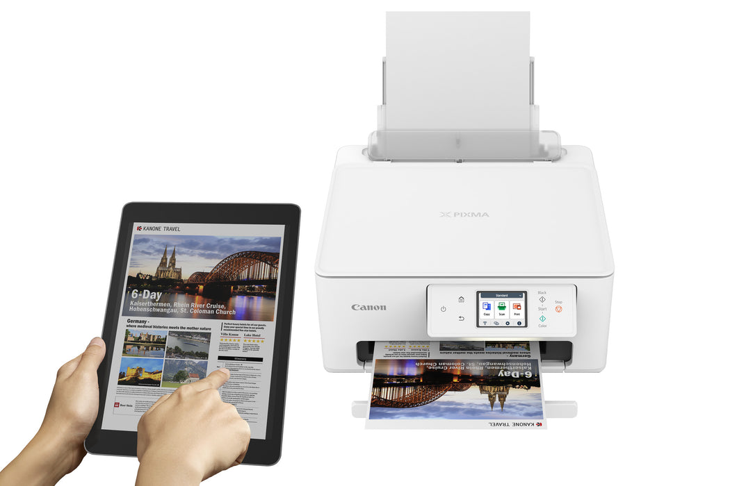 Canon PIXMA TS7650i A4 Colour MFP Inkjet, Inkjet, Colour printing, 1200 x 1200 DPI, Colour copying, A4, White