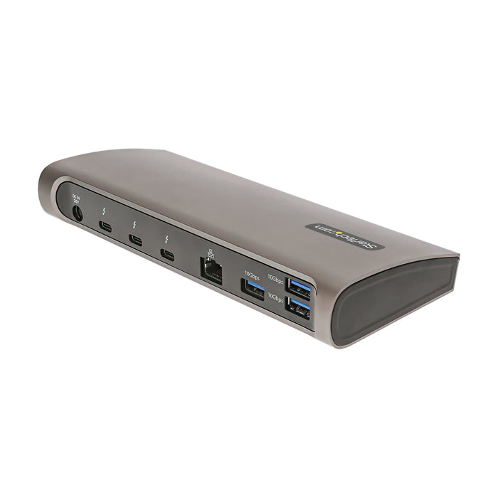 StarTech USB-C Docking Station for MacBook Pro / Air M1 M2 M3 M4 M5 & Windows, Universal Dual 4K 60Hz / Single 8K Thunderbolt Dock, 96W Laptop Charging