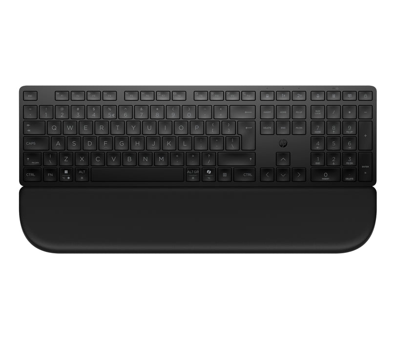 HP Multi-Device Dual-Mode Keyboard with Palm Rest 585K, Black