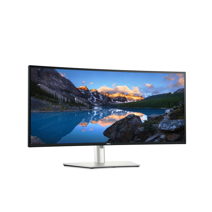 DELL UltraSharp U3425WE, 86.7 cm (34.1"), 3440 x 1440 pixels, Wide Quad HD, LCD, 8 ms, Black, Silver