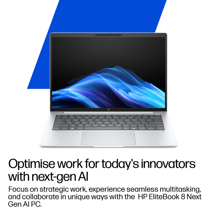 HP EliteBook 8 G1i 16 inch Notebook Next Gen AI PC Wolf Pro Security Edition, Intel Core Ultra 7, 40.6 cm (16"), 1920 x 1200 pixels, 16 GB, 512 GB, Windows 11 Pro