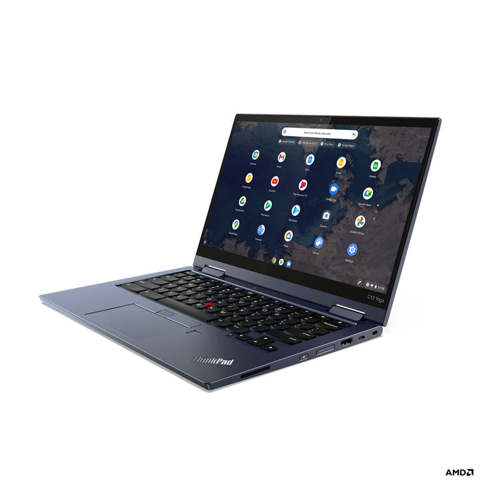 Lenovo ThinkPad C13 Yoga Gen 1 Chromebook, AMD Ryzen™ 3, 2.6 GHz, 33.8 cm (13.3"), 1920 x 1080 pixels, 4 GB, 128 GB