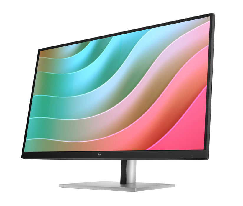 HP E-Series E27k G5 4K USB-C Monitor, 68.6 cm (27"), 3840 x 2160 pixels, 4K Ultra HD, LCD, 5 ms, Black, Silver