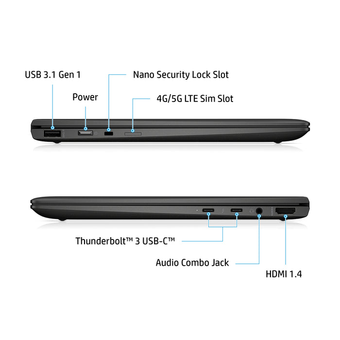 HP Elite Dragonfly Max, Intel® Core™ i7, 33.8 cm (13.3"), 1920 x 1080 pixels, 16 GB, 512 GB, Windows 10 Pro