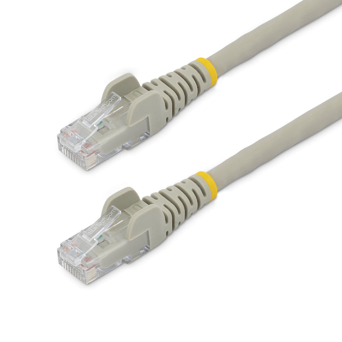 StarTech.com 7m CAT6 Ethernet Cable - LSZH (Low Smoke Zero Halogen) - 10 Gigabit 250Mhz 100W PoE RJ45 10GbE UTP Network Patch Cord Snagless with Strain Relief - Grey, CAT 6, ETL Verified, 24AWG, 7 m, Cat6, U/UTP (UTP), RJ-45, RJ-45, Grey