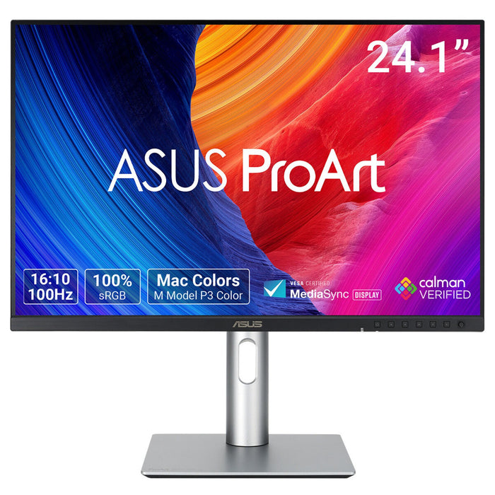 ASUS ProArt PA248QFV, 61.2 cm (24.1"), 1920 x 1200 pixels, WUXGA, LCD, 5 ms, Silver