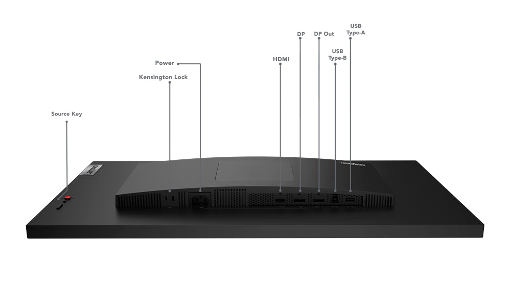 Lenovo ThinkVision P27q-30, 68.6 cm (27"), 2560 x 1440 pixels, LED, 6 ms, Black