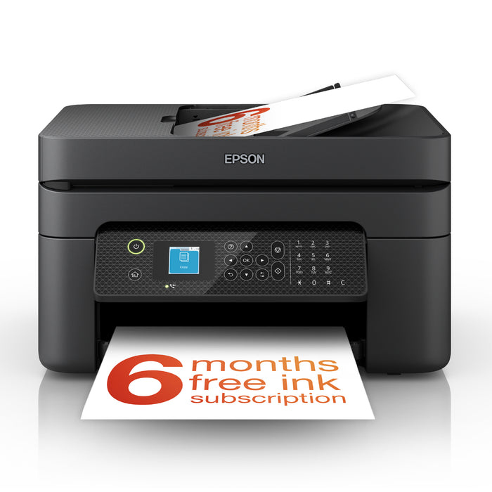 Epson WorkForce WF-2930DWF, Inkjet, Colour printing, 5760 x 1440 DPI, A4, Direct printing, Black